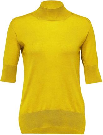 Jil Sander Maglione a collo alto - Giallo