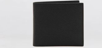 Thom Browne Portafoglio bifold in pelle a grana con dettaglio 4-Bar e slot interni