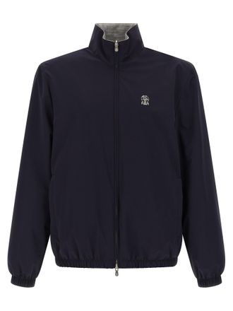 Brunello Cucinelli Multicolor Polyamide Shell Mens Jacket
