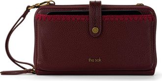 The Sak Iris Smartphone Crossbody Bag in Black Cherry at Nordstrom