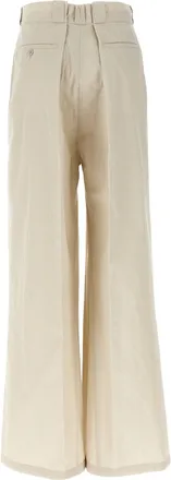 Maison Margiela Beige Cotton Casual Pants