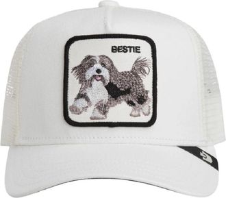 Goorin Brothers Trucker Cap - Heren - Petten - Wit - ONE Size - Leer - Accessoires
