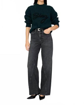 Anine Bing Kendrick Sweater In Dark Teal