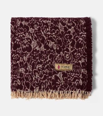 Lyria Malghe wool and cotton-blend throw