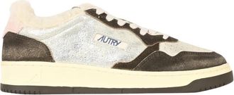 Autry Medalist Lage Sneakers - Dames - Sneakers - Grijs - 36 EU - Katoen - Schoenen