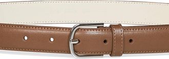 Toteme Womens Belt Calf Leather Tiramisu Brown
