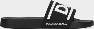 Dolce & Gabbana Men & apos;s Logo Pool Slides