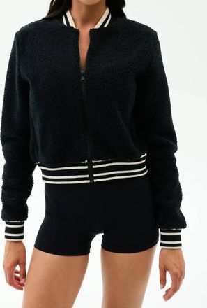 SPLITS59 Willa Sherpa Jacket In Black