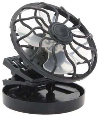 OEM Ventilador Solar, Mini Ventilador Con Clip, Ahorro De Energ&iacute;a, Silencioso, Ideal Para Acampar, Pescar, Escalar, Negro
