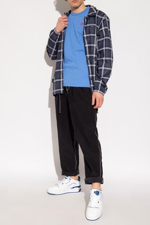 Comme Des Gar&ccedil;ons Comme Des Gar&ccedil;ons Play Patched Crew Neck T-shirt, Mens, Blue