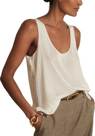 Reiss Isabelle Laser Cut Top