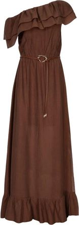 Dante6 Ambarose Jurk - Dames - Maxi kleedjes - Bruin - XS - Kleedjes