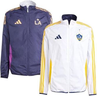 adidas Mens adidas White/Navy LA Galaxy 2025 Anthem Reversible Full-Zip Jacket at Nordstrom, Size Xx-Large
