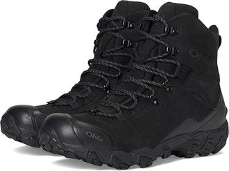 Oboz Footwear Bridger Insulated Waterproof 8 Mens Shoes Black Sea : 10.5 D - Medium, Leather