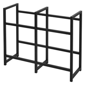 ML Design Estanter&iacute;a de acero antracita para cajas de bebidas