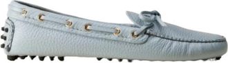 Car Shoe Su&egrave;de Mocassin met Strikdetail - Dames - Bootschoenen - Blauw - 37 EU - Su&egrave;de - Schoenen