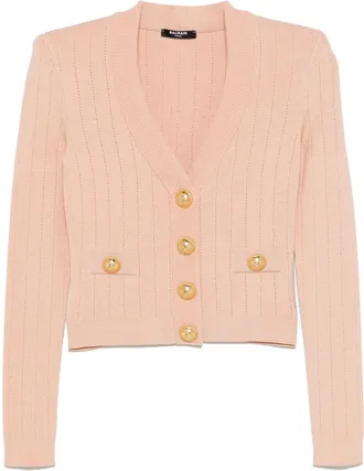 Balmain Cardigan a V Balmain abbottonato