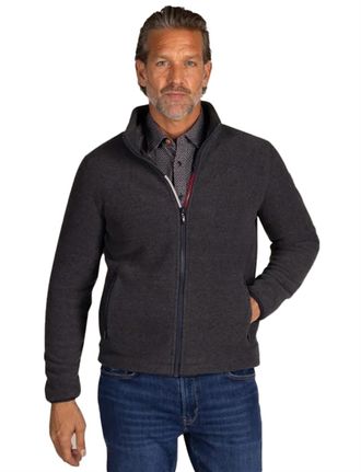N-Z-A- NEW ZEALAND AUCKLAND Antraciet sweatvest NZA Jonas normale fit