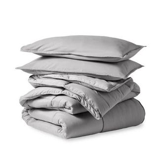 Bare Home All-Season Down Alternative Comforter Set - Oversized King in Light Grey at Nordstrom