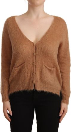 Pink Memories pink MEMORIES Cardigan V-Neck Long Sleeve Womens Sweater