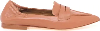 Anna F. Schoenen, Dames, Bruin, 40 EU, Leer, Puntige Moccasin