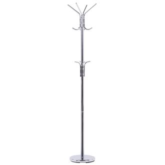 Beliani Beliani - Perchero De Acero Plateado Independiente Glamour Pasillo Industrial Claxton