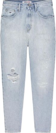 Tommy Jeans Mom Jean Tapered - Dames - Loose Fit Jeans - Blauw - W27 - Katoen - Jeans