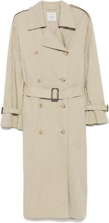 Toteme Brown Notched lapel Trench Coat