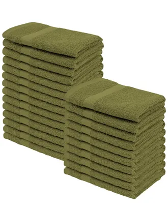 Superior Eco-Friendly Absorbent 24Pc Face Cotton Towel Set