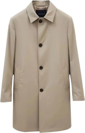 Kired Peak Coat - Heren - Mantel - Beige - L - Polyester - Jassen