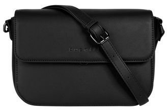 Bugatti Umh&auml;ngetasche BUGATTI ALMATA, Damen, Gr. B/H/T: 25cm x 17cm x 9cm onesize, schwarz, Kunstfaser, leicht gl&auml;nzend, unifarben, Taschen Umh&auml;ngetasche