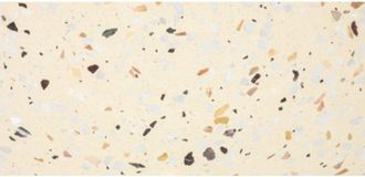 Saniclass Tops Topblad - 120x1.8x46cm - 2 afvoeren - zonder kraangaten - Terrazzo cr&egrave;me