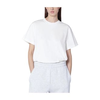 Entire studios T-Shirts, female, White, M, T-Shirt Girocollo Manica Corta