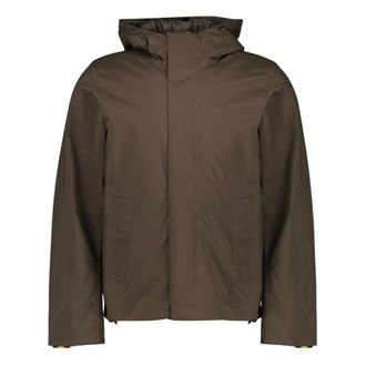 K-Way Jacken Bonded Padded Jacket - Heren - Regenjassen - Bruin - XL - Polyester - Jassen