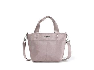 Baggallini Mini Carryall Tote Handbags Blush Shimmer, Synthetic