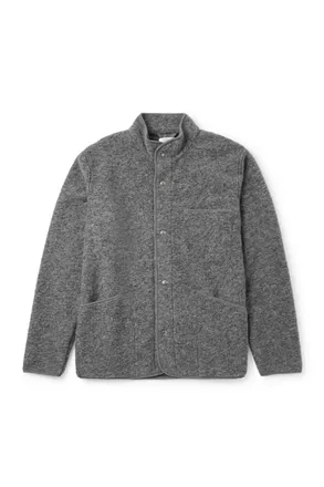 Hartford Jock Wool-Blend Bouclé Bomber Jacket