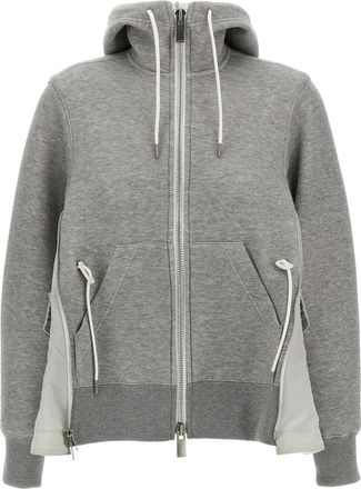sacai Grey Sponge hoodie