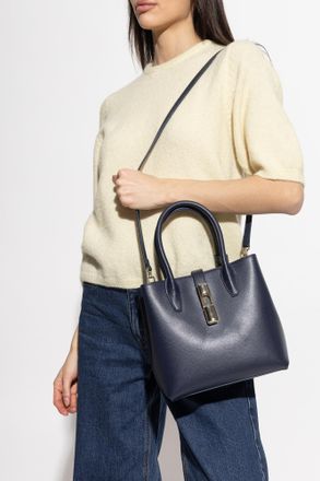 Furla Goccia Small Handbag, Womens, Navy Blue