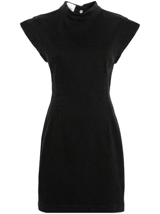 Isabel Marant Nina twill mini-jurk - Zwart