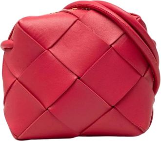 Bottega Veneta Pre-owned Camera Bag - Dames - Vintage Schoudertas - Roze - ONE Size - Leer - Vintage