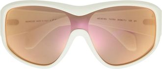 Moncler Thyra Oval Sunglasses White Size 36