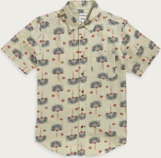 Bridge & Burn Harbor Slim Shirt in Aloha Floral at Nordstrom, Size Xx-Large