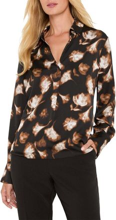 Nic+Zoe NIC+ZOE Golden Ginko Popover Shirt