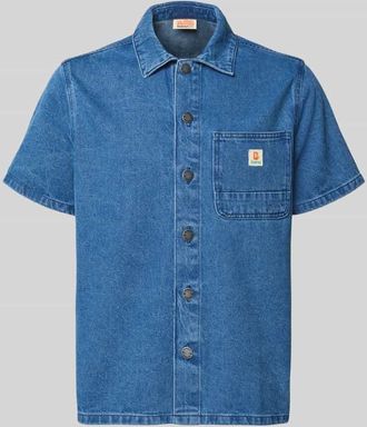 Blend Regular Fit Jeanshemd mit Brusttasche Modell SUN in Jeansblau, Gr&ouml;&szlig;e XXL