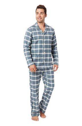 The Cats Pajamas Mens Flannel Pajama Set in Sun Valley at Nordstrom, Size X-Large