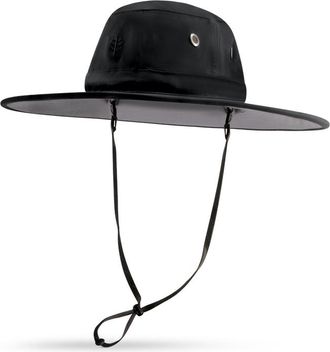 Coolibar Wide Brim Hiking Hat - UPF 50+ Sun Protection - Leo in Black at Nordstrom, Size Medium