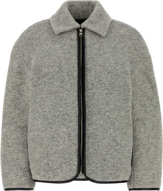 J.W.Anderson J. W. Anderson Melange Grey Wool Blend Jacket