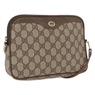 Gucci Pre-owned Cross Body Bags, female, Beige, Size: ONE SIZE Pre-owned Vintage Crossbody Bag