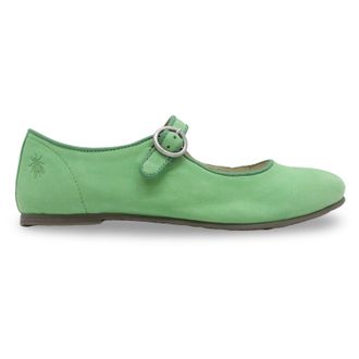 FLY London GACI220FLY Cupido Leather Womens Comfort Shoes - Pistachio - Size:UK 6
