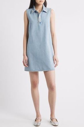 Frame Denim The City Sleeveless Denim Shift Minidress in Betty at Nordstrom Rack, Size 4